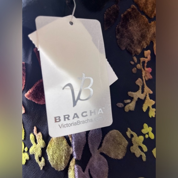 Victoria Bracha Bracha Silk High-Low Tiered Dress Size M - Picture 4 of 7